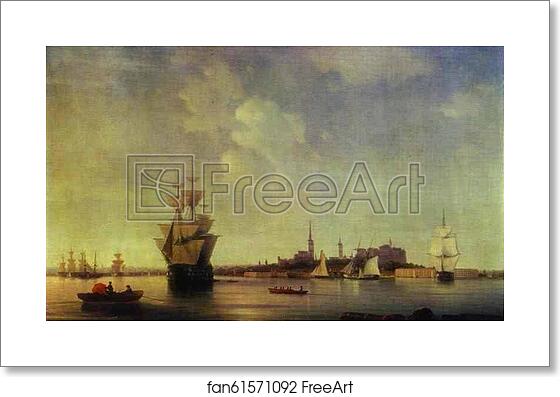 Free art print of Reval (Tallinn) by Ivan Aivazovsky Free art print of Reval (Tallinn) by Ivan Aivazovsky
