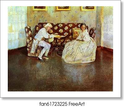 Free art print of Silence (Indoors) by Victor Borisov-Musatov Free art print of Silence (Indoors) by Victor Borisov-Musatov