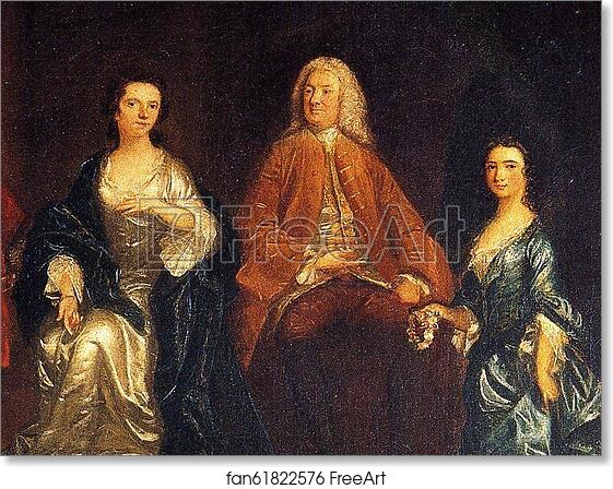 Free art print of The Eliot Family. Detail by Sir Joshua Reynolds