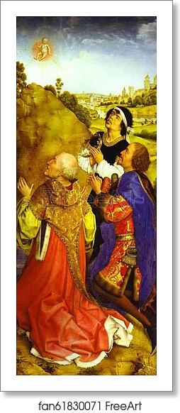 Free art print of Middelburg Altarpiece. Three Magi. Detail by Rogier Van Der Weyden Free art print of Middelburg Altarpiece. Three Magi. Detail by Rogier Van Der Weyden