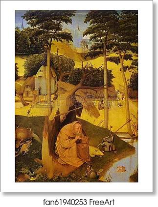 Free art print of Temptation of St. Anthony by Hieronymus Bosch