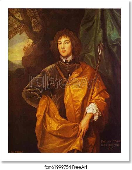 Free art print of Philip, Lord Wharton by Sir Anthony Van Dyck