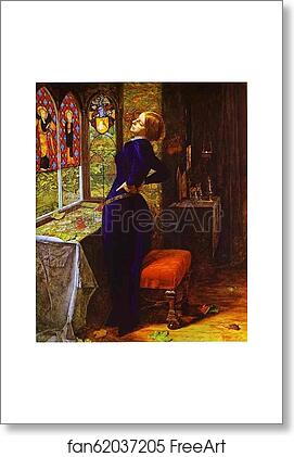 Free art print of Mariana by Sir John Everett Millais