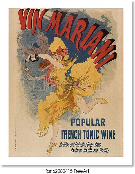 Free art print of Vin Mariani by Jules Chéret Free art print of Vin Mariani by Jules Chéret