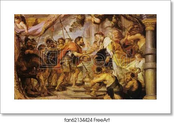 Free art print of The Meeting of Abraham and Melchizedek by Peter Paul Rubens