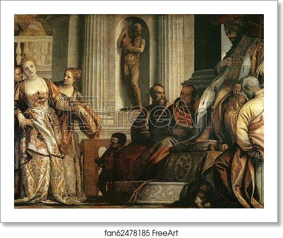 Free art print of Esther before Ahasuerus by Paolo Veronese