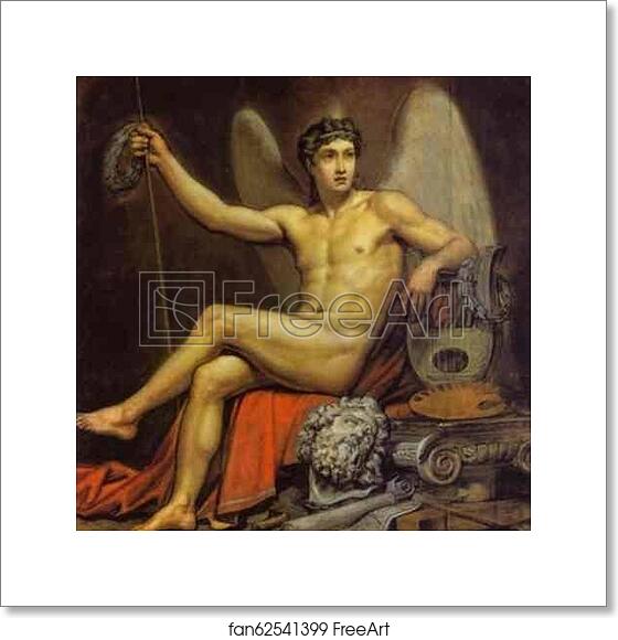 Free art print of Genius of Art by Karl Brulloff Free art print of Genius of Art by Karl Brulloff