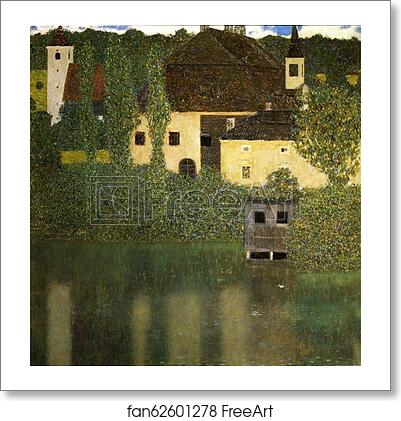 Free art print of Water Castle by Gustav Klimt