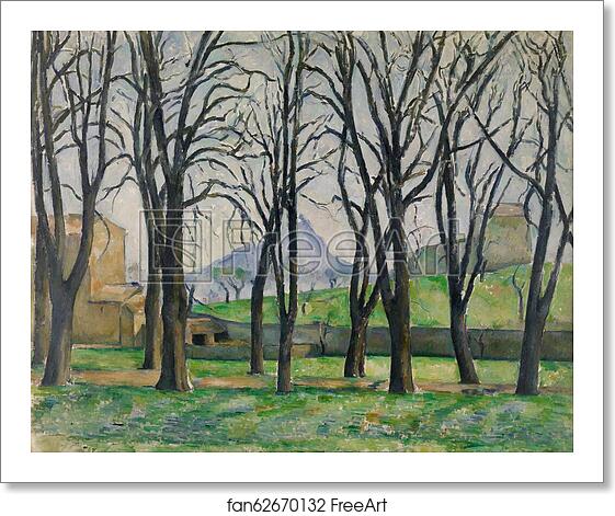 Free art print of Chestnut Trees at Jas de Bouffan by Paul Cézanne Free art print of Chestnut Trees at Jas de Bouffan by Paul Cézanne