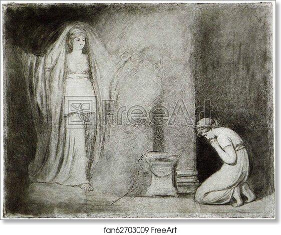Free art print of Psyche Supplicating Juno by George Romney