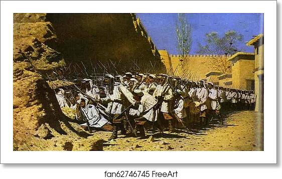 Free art print of At the Fortress Walls. "Let them Enter!" by Vasily Vereshchagin Free art print of At the Fortress Walls. "Let them Enter!" by Vasily Vereshchagin