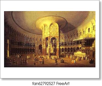 Free art print of London: Ranelagh, Interior of the Rotunda by Giovanni Antonio Canale, Called Canaletto Free art print of London: Ranelagh, Interior of the Rotunda by Giovanni Antonio Canale, Called Canaletto