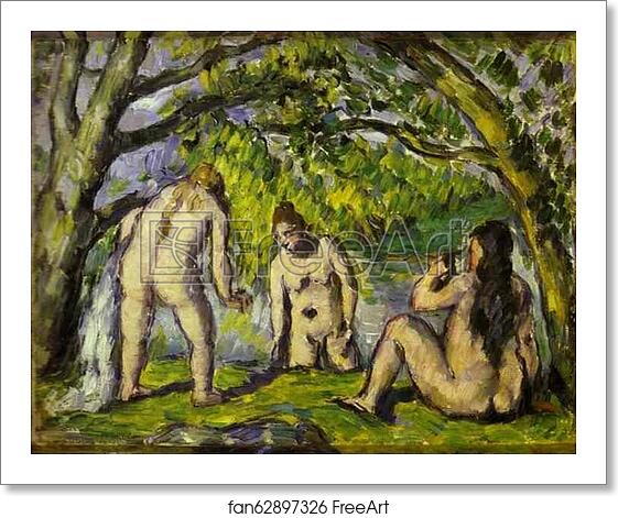 Free art print of The Bathers by Paul Cézanne Free art print of The Bathers by Paul Cézanne