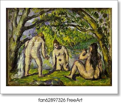 Free art print of The Bathers by Paul Cézanne