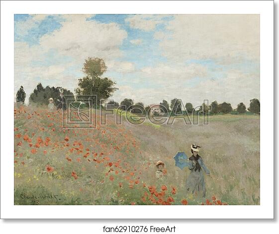 Free art print of Poppies at Argenteuil by Claude Monet Free art print of Poppies at Argenteuil by Claude Monet