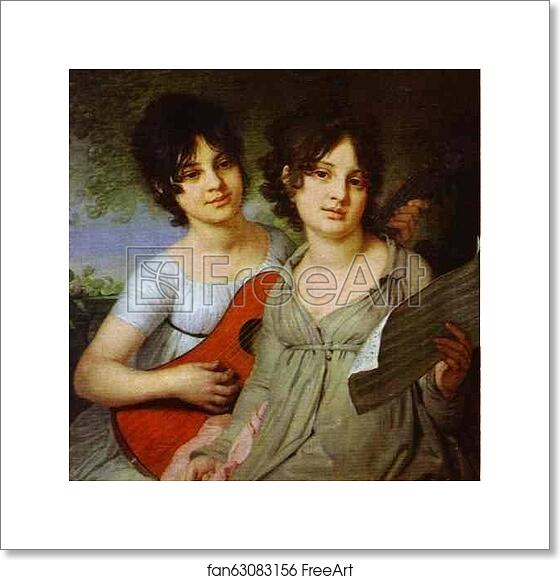 Free art print of Portrait of Princess A. G. Gagarina and Princess V. G. Gagarina by Vladimir Borovikovsky Free art print of Portrait of Princess A. G. Gagarina and Princess V. G. Gagarina by Vladimir Borovikovsky