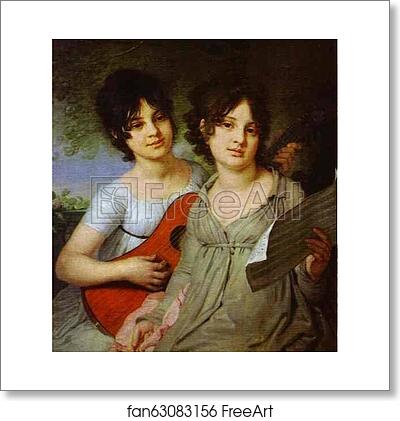 Free art print of Portrait of Princess A. G. Gagarina and Princess V. G. Gagarina by Vladimir Borovikovsky Free art print of Portrait of Princess A. G. Gagarina and Princess V. G. Gagarina by Vladimir Borovikovsky