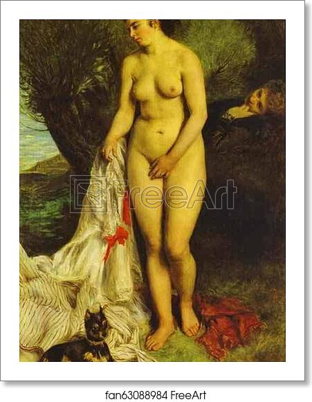 Free art print of Bather (La Baigneuse au griffon) by Pierre-Auguste Renoir Free art print of Bather (La Baigneuse au griffon) by Pierre-Auguste Renoir