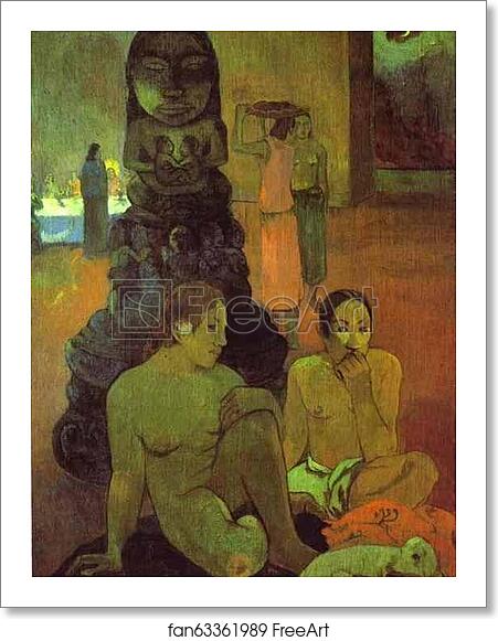 Free art print of The Great Buddha by Paul Gauguin Free art print of The Great Buddha by Paul Gauguin