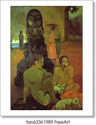 Free art print of The Great Buddha by Paul Gauguin