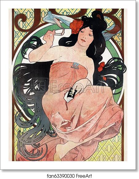 Free art print of Job by Alphonse Mucha