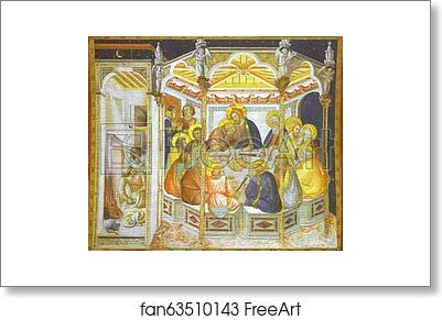 Free art print of The Last Supper by Pietro Lorenzetti