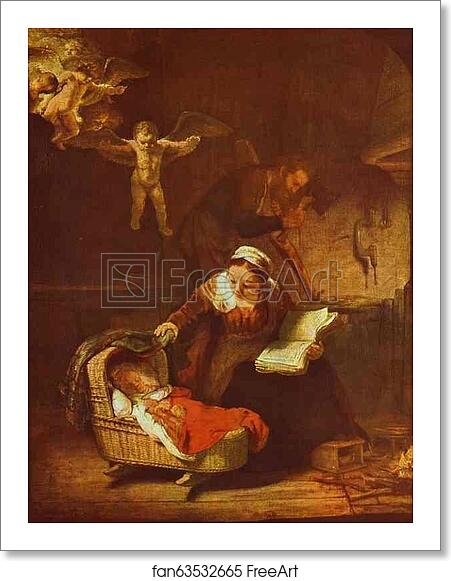 Free art print of Holy Family by Rembrandt Harmenszoon Van Rijn Free art print of Holy Family by Rembrandt Harmenszoon Van Rijn
