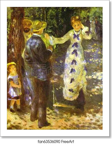 Free art print of The Swing by Pierre-Auguste Renoir Free art print of The Swing by Pierre-Auguste Renoir