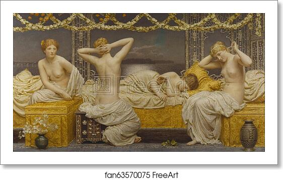 Free art print of A Summer Night by Albert Joseph Moore Free art print of A Summer Night by Albert Joseph Moore