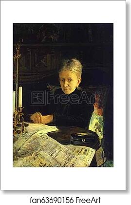 Free art print of Portrait of Yelena Likhachova by Nikolay Gay Free art print of Portrait of Yelena Likhachova by Nikolay Gay