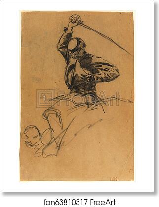Free art print of Cavalry Soldier with Sword on Horseback by Winslow Homer Free art print of Cavalry Soldier with Sword on Horseback by Winslow Homer