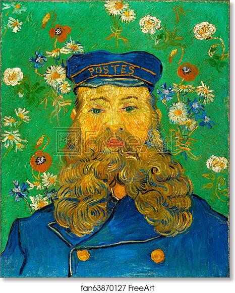 Free art print of Portrait of Joseph Roulin by Vincent Van Gogh
