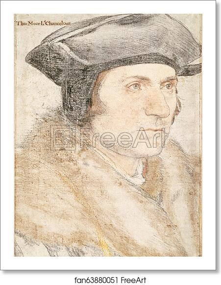 Free art print of Sir Thomas More (1478 -1535) by Hans Holbein The Younger Free art print of Sir Thomas More (1478 -1535) by Hans Holbein The Younger