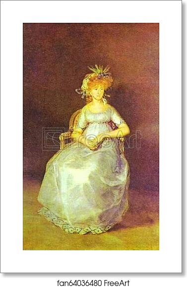 Free art print of Portrait of the Countess of Chinchón by Francisco De Goya Y Lucientes