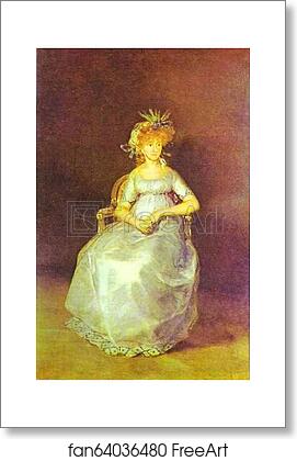 Free art print of Portrait of the Countess of Chinchón by Francisco De Goya Y Lucientes