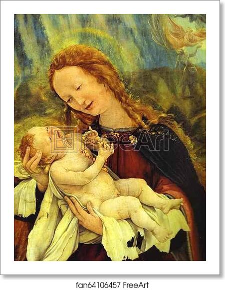 Free art print of Nativity. Detail by Matthias Grünewald Free art print of Nativity. Detail by Matthias Grünewald