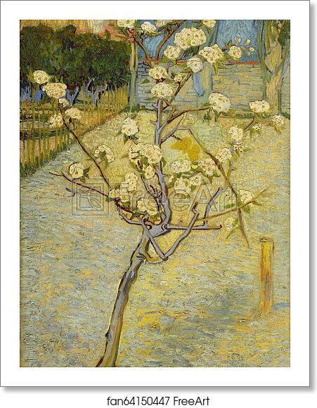 Free art print of Small pear tree in blossom by Vincent Van Gogh Free art print of Small pear tree in blossom by Vincent Van Gogh