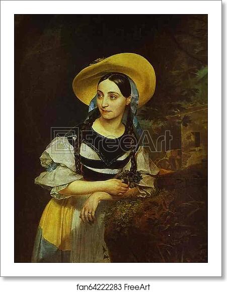 Free art print of Portrait of the Italian Singer Fanny Persiani-Tacinardi by Karl Brulloff Free art print of Portrait of the Italian Singer Fanny Persiani-Tacinardi by Karl Brulloff