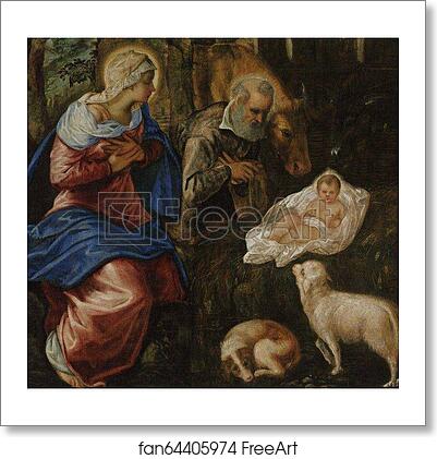 Free art print of Nativity. Detail by Jacopo Robusti, Called Tintoretto