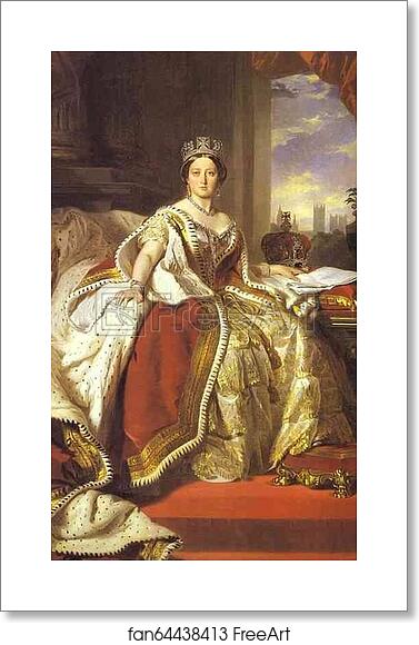Free art print of Queen Victoria by Franz Xavier Winterhalter Free art print of Queen Victoria by Franz Xavier Winterhalter