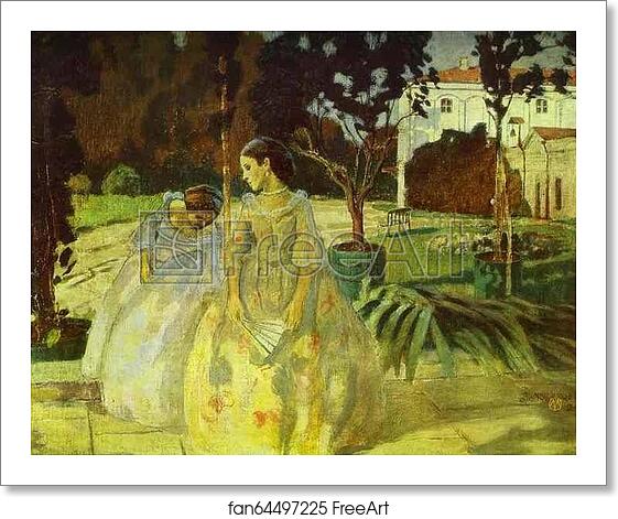 Free art print of Tapestry by Victor Borisov-Musatov Free art print of Tapestry by Victor Borisov-Musatov