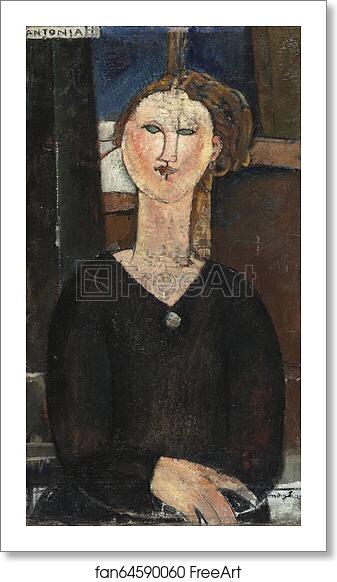 Free art print of Antonia by Amedeo Modigliani Free art print of Antonia by Amedeo Modigliani