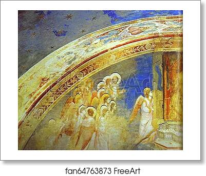 Free art print of The Mission of Archangel Gabriel. Detail by Giotto Free art print of The Mission of Archangel Gabriel. Detail by Giotto