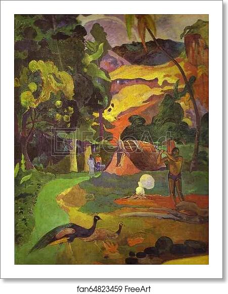 Free art print of Matamoe (Landscape with Peacocks) by Paul Gauguin Free art print of Matamoe (Landscape with Peacocks) by Paul Gauguin