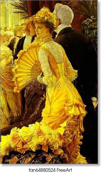 Free art print of The Ball by Jacques Joseph Tissot (A.K.A. James Tissot)