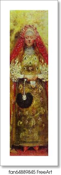 Free art print of Girl of a Noble Family in XVII century Russia by Andrey Ryabushkin Free art print of Girl of a Noble Family in XVII century Russia by Andrey Ryabushkin