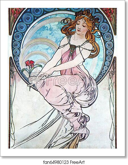 Free art print of Painting by Alphonse Mucha
