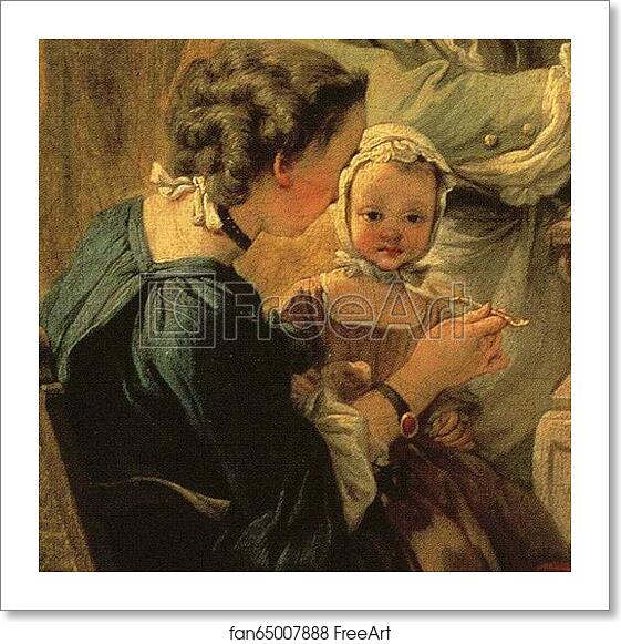 Free art print of Le Dejeuner / The Breakfast. Detail by François Boucher Free art print of Le Dejeuner / The Breakfast. Detail by François Boucher