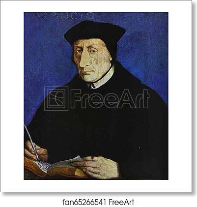 Free art print of Portrait of Guillaume Budé by Jean Clouet