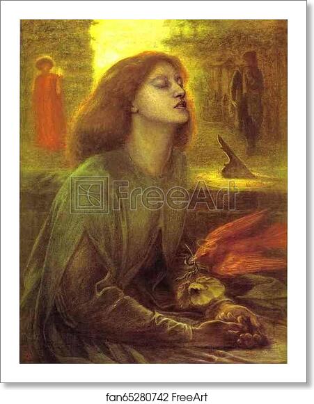 Free art print of Beata Beatrix by Dante Gabriel Rossetti